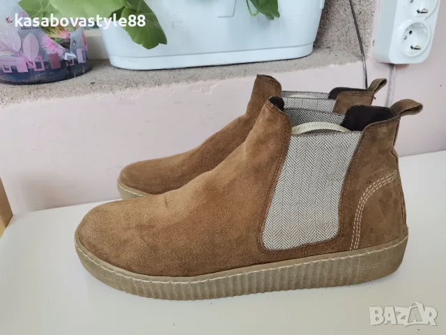 Боти Gabor 40.5н.Естествен велур , снимка 8 - Дамски боти - 56159826