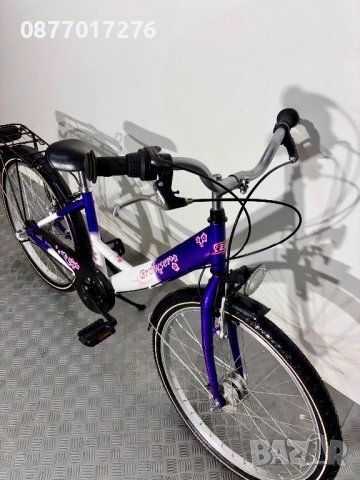 Алуминиев велосипед Browser за момиче 24 цола/ колело, снимка 3 - Велосипеди - 53722236