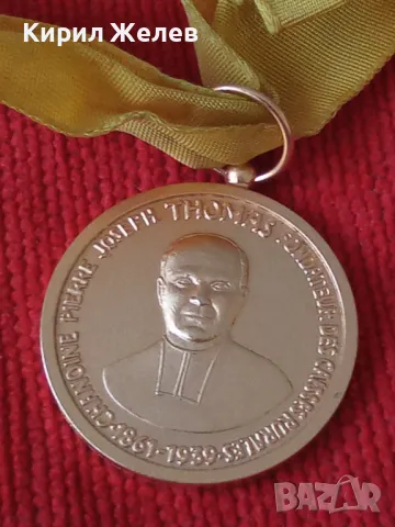 Френски сребърен медал с позлата маркировка за КОЛЕКЦИОНЕРИ 47419, снимка 13 - Антикварни и старинни предмети - 46700729