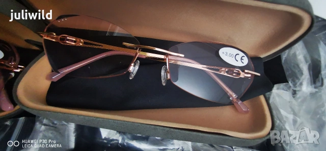 Очила за четене +3диоптъра, лукс, снимка 9 - Слънчеви и диоптрични очила - 53788111