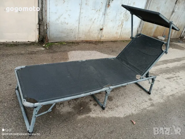 шезлонг алуминиев, сгъваемо алуминиево легло, туристическо сгъваемо легло , снимка 12 - Други стоки за дома - 49728493