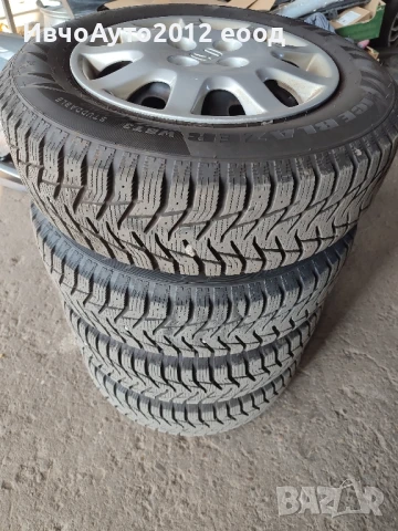 зимен комплект гуми с джанти honda jazz civic, снимка 9 - Гуми и джанти - 50917126
