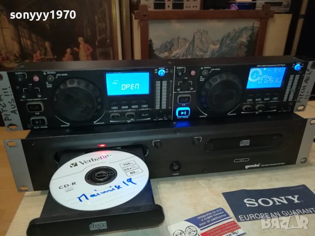 GEMINI X2 CD DJ PLAYER 0209231800LNV, снимка 4 - Ресийвъри, усилватели, смесителни пултове - 42057785