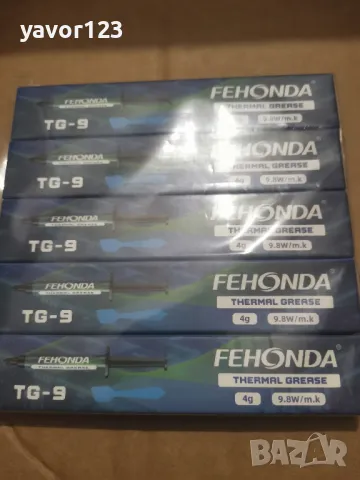 4гр 9.8W/m·k Fehonda TG-9 термична термопаста за процесор, снимка 3 - Други - 50224908