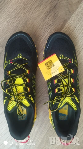 La Sportiva Bushido 3 Black/Yellow  45.5, снимка 2 - Маратонки - 50643865