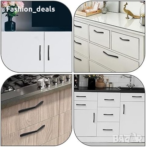 Нови 10 броя дръжки за кухненски шкафове 160 мм отвор Мебели Шкафове Кухня Дом, снимка 6 - Други стоки за дома - 42090796