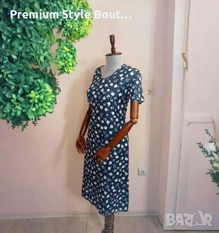 Дамска рокля с флорален принт, снимка 2 - Рокли - 53656720