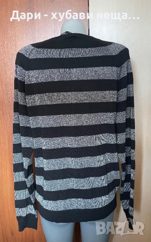 Тънка жилетка в черно и сребристо🍀❤️M/L,L❤️🍀арт.116, снимка 4 - Жилетки - 41023159