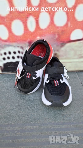 Английски детски маратонки с Мики Маус, снимка 2 - Детски маратонки - 50464629