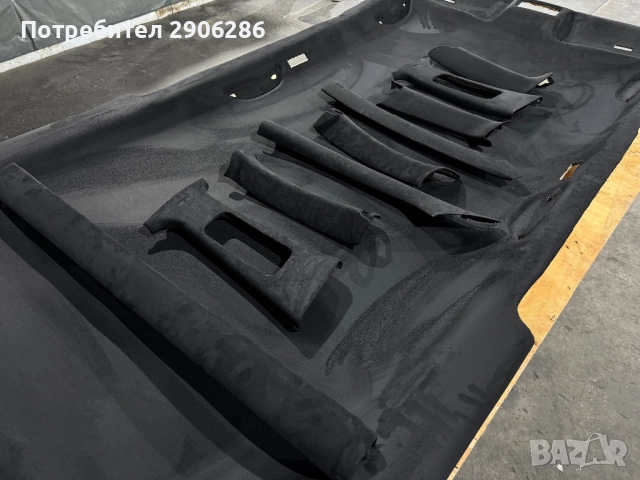 Таван черна алкантара с колонки за Passat B5.5