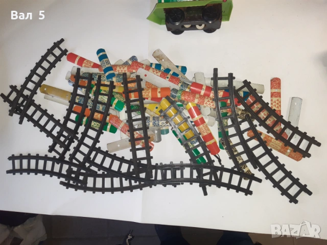 Стара механична играчка МУЗИКАЛЕН ВЛАК с релси СССР, снимка 7 - Антикварни и старинни предмети - 53665648