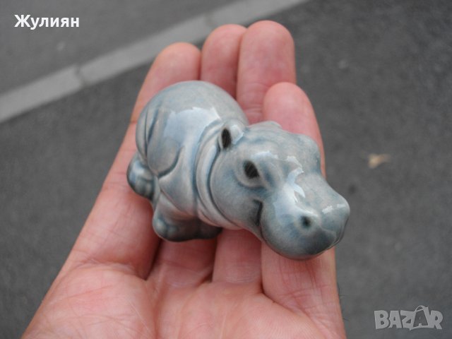 СТАР ПОРЦЕЛАН GOEBEL W. GERMANY ХИХОПОТАМ, снимка 2 - Антикварни и старинни предмети - 41555167