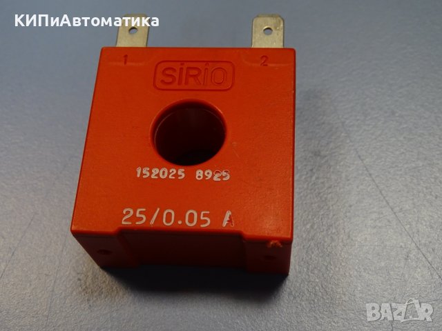 токов трансформатор SIRIO 152025 current tranformer 25/0.05A, снимка 3 - Резервни части за машини - 42539663