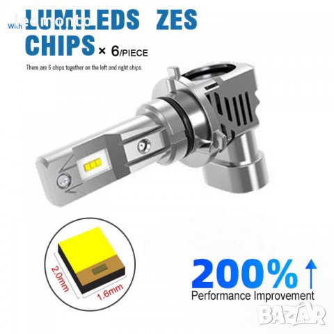 Лед крушки h7 лед крушки h4 лед крушки h1 , hb3 hb4, снимка 5 - Аксесоари и консумативи - 35690051