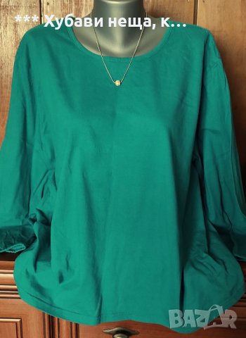 Дамска блуза за по-пищна дама 3ХЛ, снимка 1 - Тениски - 41896639