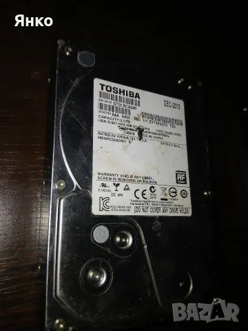 3,5-инчов твърд диск 2.0 ТБ (HDD) Toshiba от популярната серия DT01ACA. , снимка 2 - Твърди дискове - 55782320