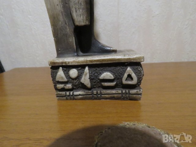 статуя на древноегипетския  бог  Мин - Бога на плодородието, еротика,фалос, полов член 18+ секс, снимка 12 - Антикварни и старинни предмети - 41947751