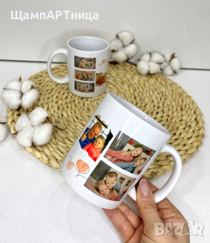 Комплект персонализирани чаши със снимки : за БАБА и за ДЯДО, снимка 4 - Подаръци за рожден ден - 44709564