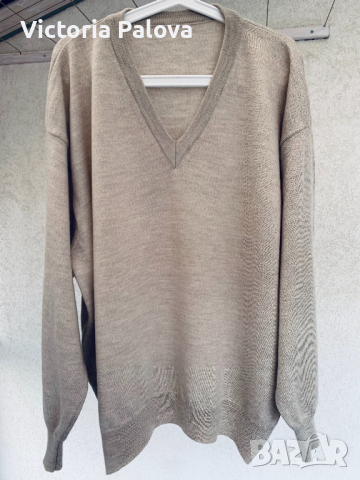 Голяма блуза нежен меринос, снимка 3 - Блузи - 36290152