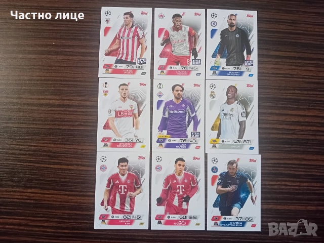 Карти Champions league Match Attax 2025/2026, снимка 4 - Колекции - 52928388