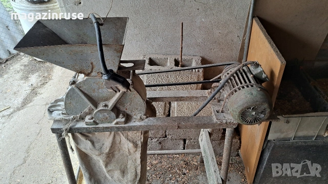 Фуражомелачка с трифазен електромотор 2.2 kW – здрава метална конструкция