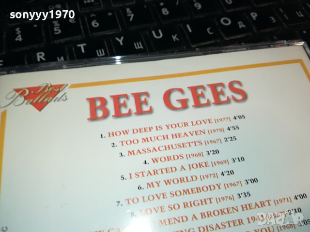 SOLD OUT-BEE GEES CD 0603240752, снимка 7 - CD дискове - 44628960