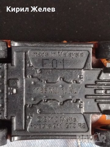 Метална количка PORSCHE 911 MADE IN MALAYSIA спортен модел за КОЛЕКЦИЯ ДЕКОРАЦИЯ 19037, снимка 10 - Колекции - 40729065