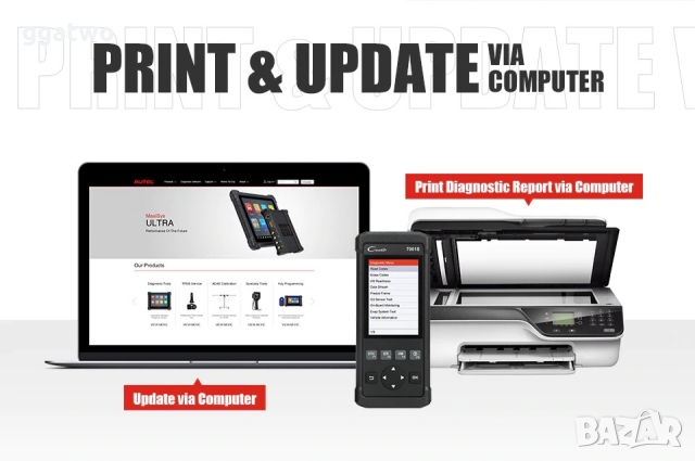 Автомобилна диагностика LAUNCH CR7001s, снимка 8 - Аксесоари и консумативи - 36079559