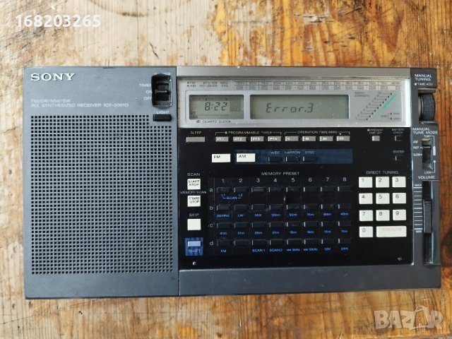 Сателитен радиоприемник SONY ICF-2001D, снимка 1 - Радиокасетофони, транзистори - 40430868