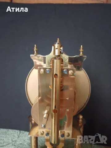 каминен часовник механичен 27/20 см, снимка 2 - Антикварни и старинни предмети - 48765647