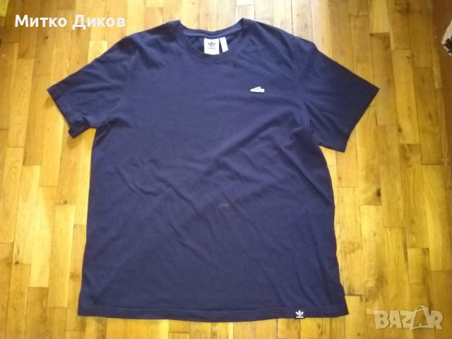 Адидас спортна маркова тениска с футболна обувка отпред размер ХЛ