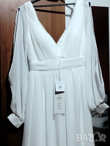 НОВО! Дълга булчинска сватбена рокля Mascara, размер М. Промо -40%!, снимка 10 - Рокли - 53512519