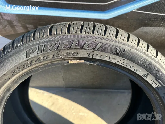 4бр. ВИСОКОСКОРОСТНИ ЗИМНИ ГУМИ на PIRELLI SCORPION WINTER RSC-РЪНФЛАТ С РАЗМЕР 275/ 40 /20 106Vс гр, снимка 7 - Гуми и джанти - 49073930