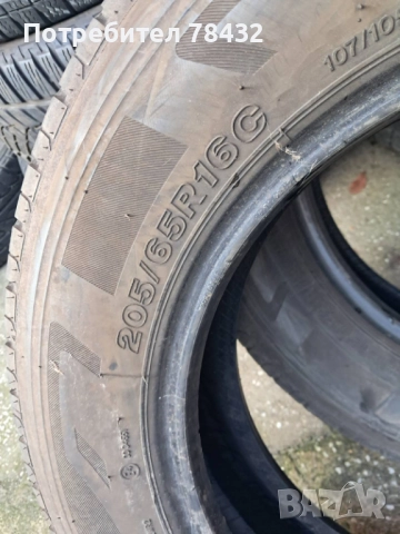 Бусови гуми 205/65/16 С - 2бр, снимка 3 - Гуми и джанти - 52354006