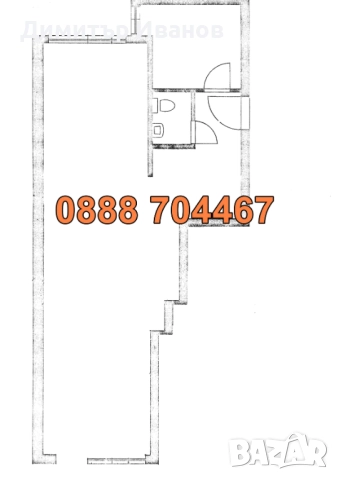 Продава се МАГАЗИН в кв. Докторски паметник София - 100 кв. м., снимка 11 - Магазини - 52379494