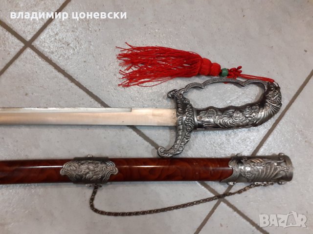 Красива азиатска сабя,меч,ятаган,острие, снимка 8 - Колекции - 39441813