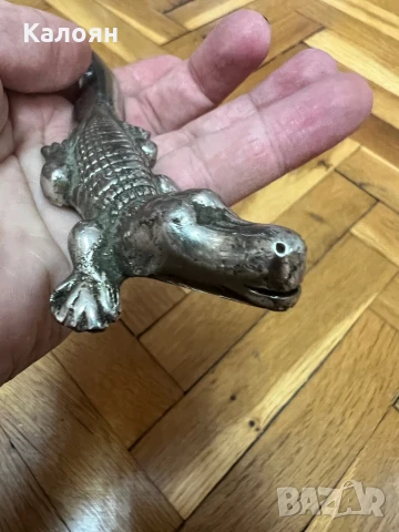 Нож за писма метален крокодил, снимка 8 - Колекции - 50602175