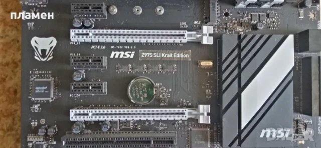 Продавам дъно msi z97s sli krait edition, снимка 4 - Дънни платки - 55954117