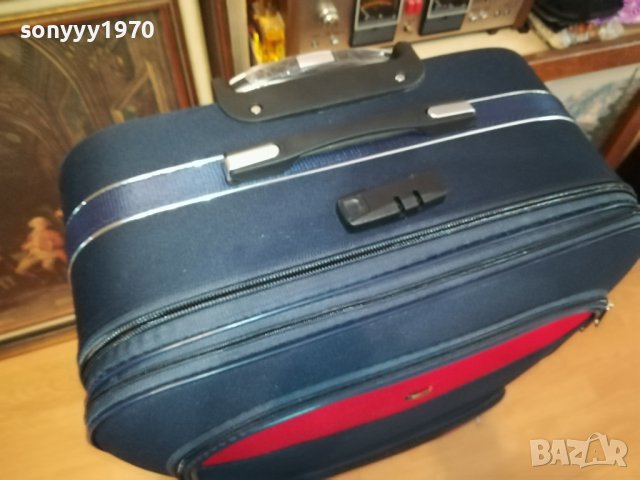 ОГРОМЕН КУФАР-ТЕКСТИЛ НОВ 0808231822, снимка 3 - Куфари - 41796722