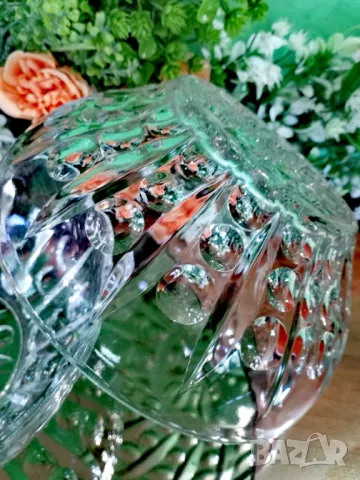 Разкошни купи ретро   пресовано стъкло. Германия ., снимка 8 - Чинии - 49013323