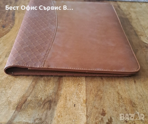 папка за документи луксозна кожена кафява с калкулатор A4 Размер, снимка 10 - Ученически пособия, канцеларски материали - 52515369