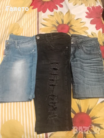 Лот от 3 броя къси дънки, бермуди цена 10 лв , снимка 6 - Къси панталони и бермуди - 51222998