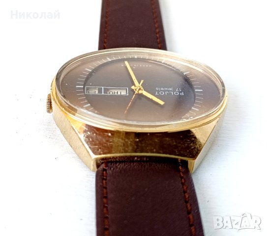 Poljot cal. 2628H 17 j (стадион) - руски механичен часовник , снимка 7 - Мъжки - 42179380