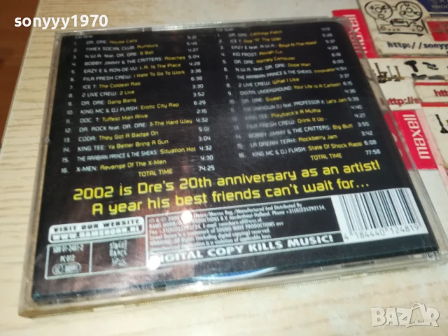 DR.DRE X2 CD 2107251323, снимка 11 - CD дискове - 51091132