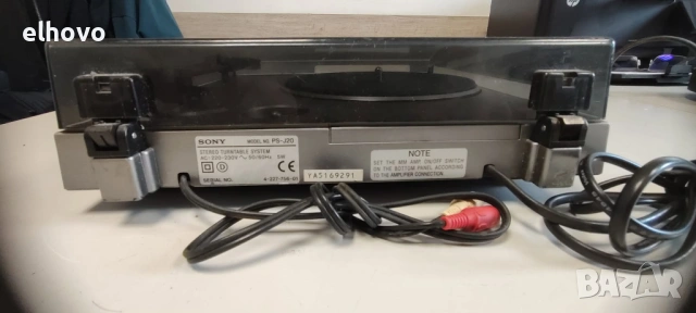 Грамофон Sony PS-J20#1, снимка 7 - Грамофони - 53425625