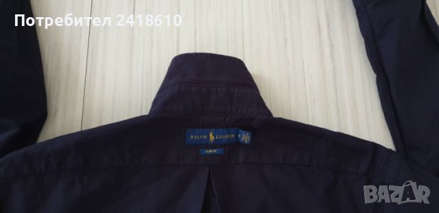 POLO Ralph Lauren Pique Cotton Slim Fit Mens Size M ОРИГИНАЛ! НОВО! Мъжка Риза!, снимка 4 - Ризи - 41457459