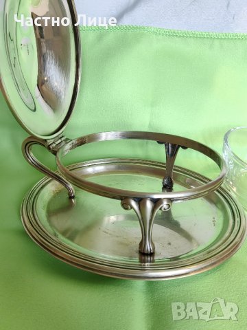 Изключително Красив Изящен Старинен Сребърен Италиански Аристократичен Съд , снимка 5 - Други ценни предмети - 40470711