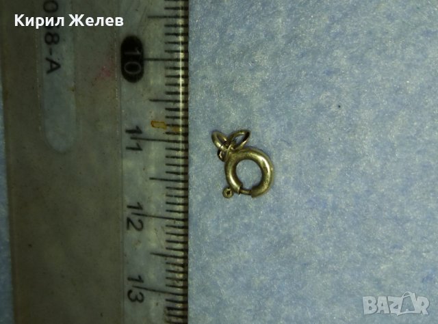 СТАРА СРЕБЪРНА ЗАКОПЧАЛКА КАРАБИНКА За ГРИВНИЧКА КОЛИЕ ВЕРИЖКА СРЕБРО 925 - За ЧАСТИ РЕМОНТ 38811