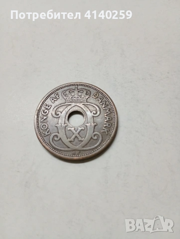 ДАНИЯ МОНЕТА 5 ЙОРЕ 1927 Г, снимка 2 - Нумизматика и бонистика - 53117281