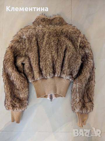 Shein яке с изкуствен косъм , снимка 3 - Якета - 49587385